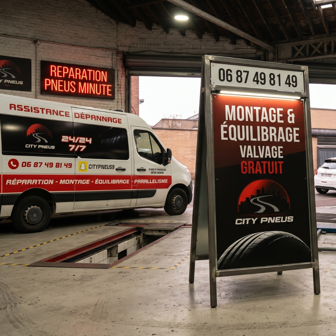 Atelier City Pneus garage Roubaix